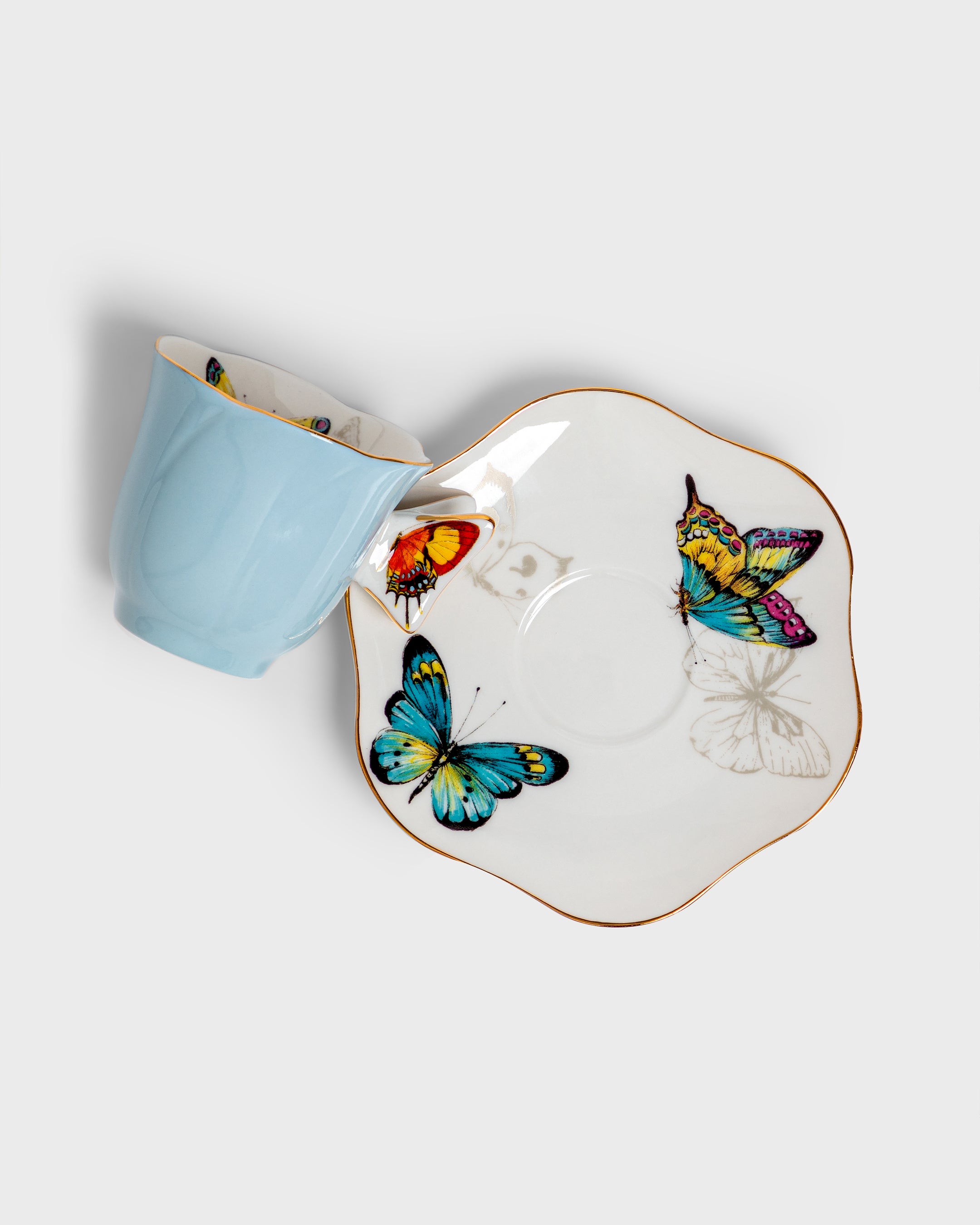 Espresso Cup and Saucer Borboleta (6)