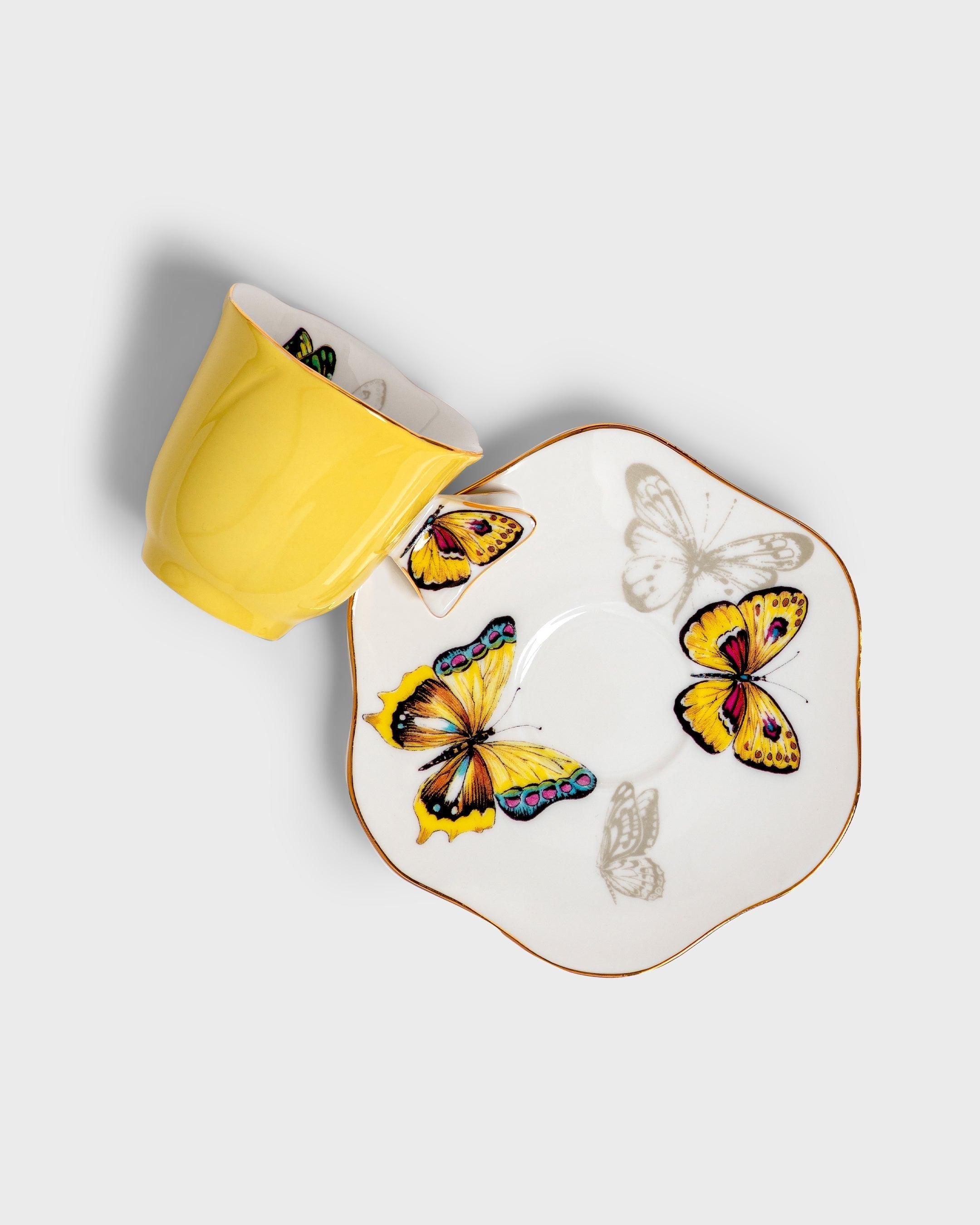 Espresso Cup and Saucer Borboleta (6)