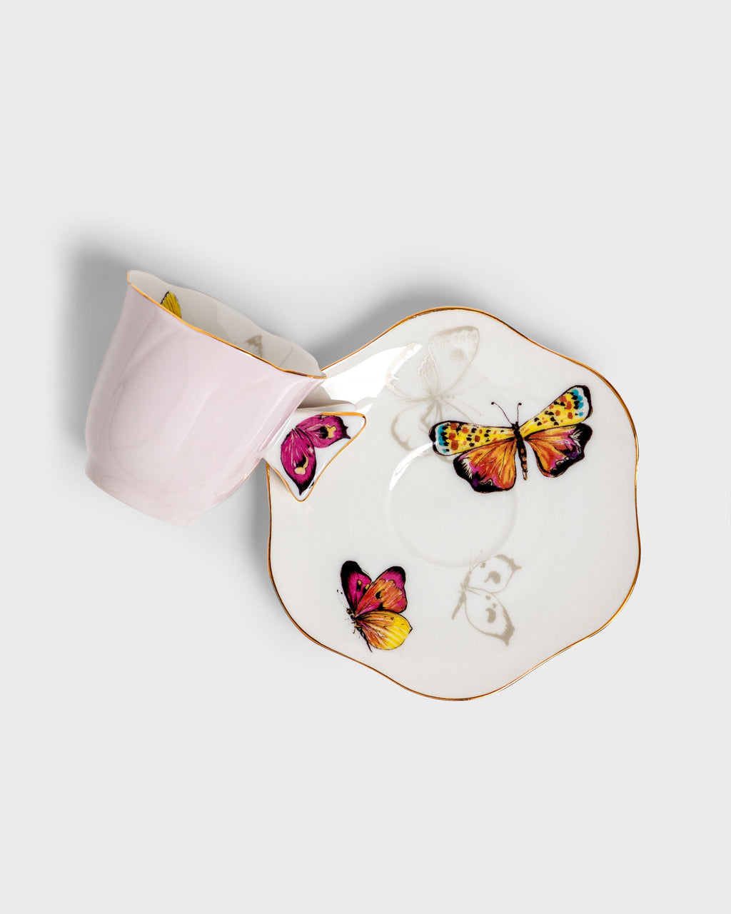 Espresso Cup and Saucer Borboleta (6)