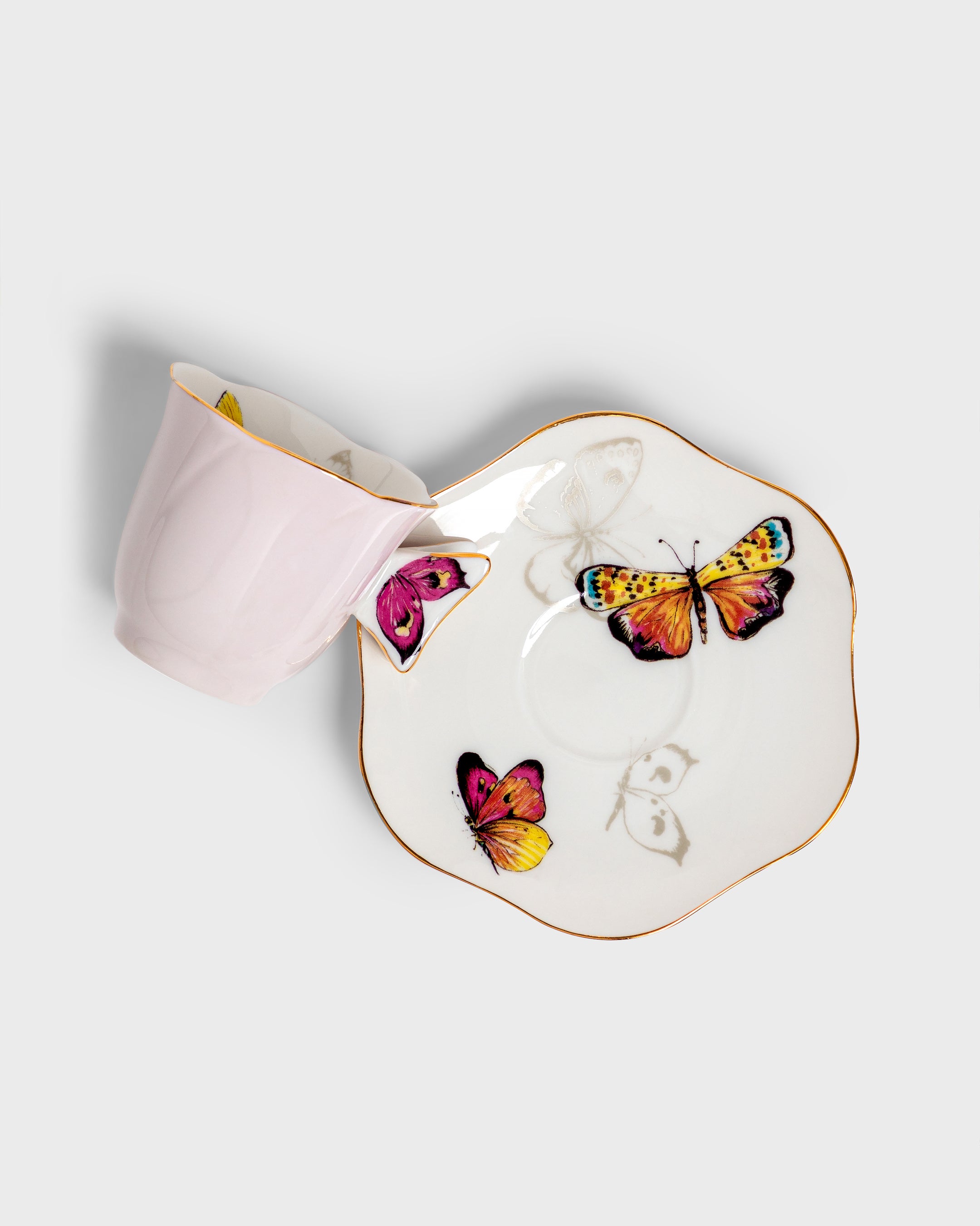 Espresso Cup and Saucer Borboleta (6)