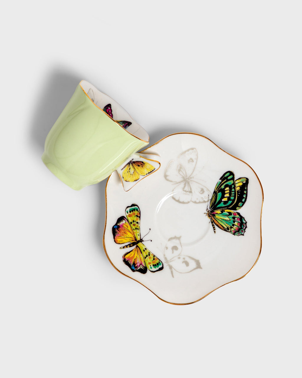 Espresso Cup and Saucer Borboleta (6)