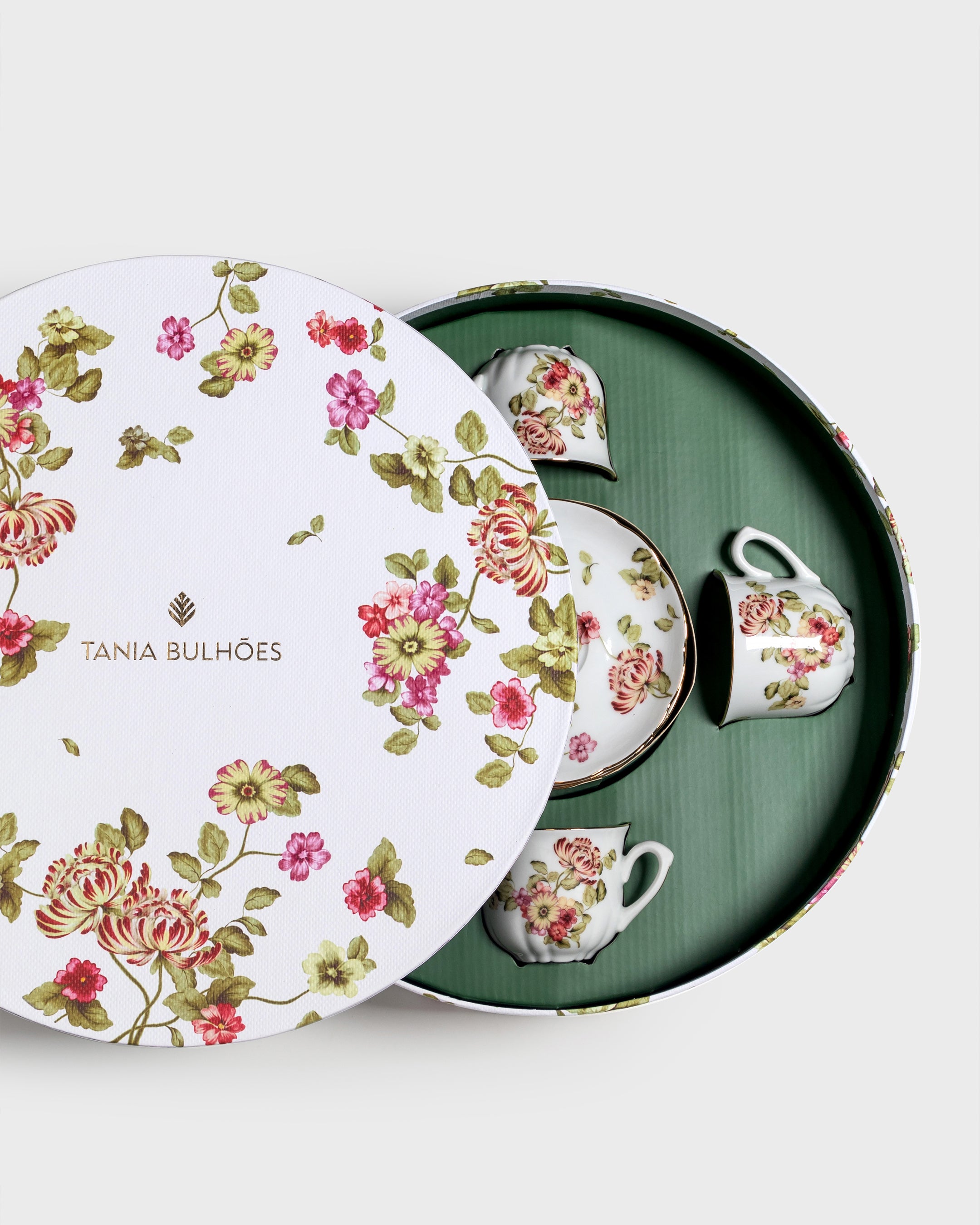 Espresso Cup and Saucer Flor do Ocidente (4)