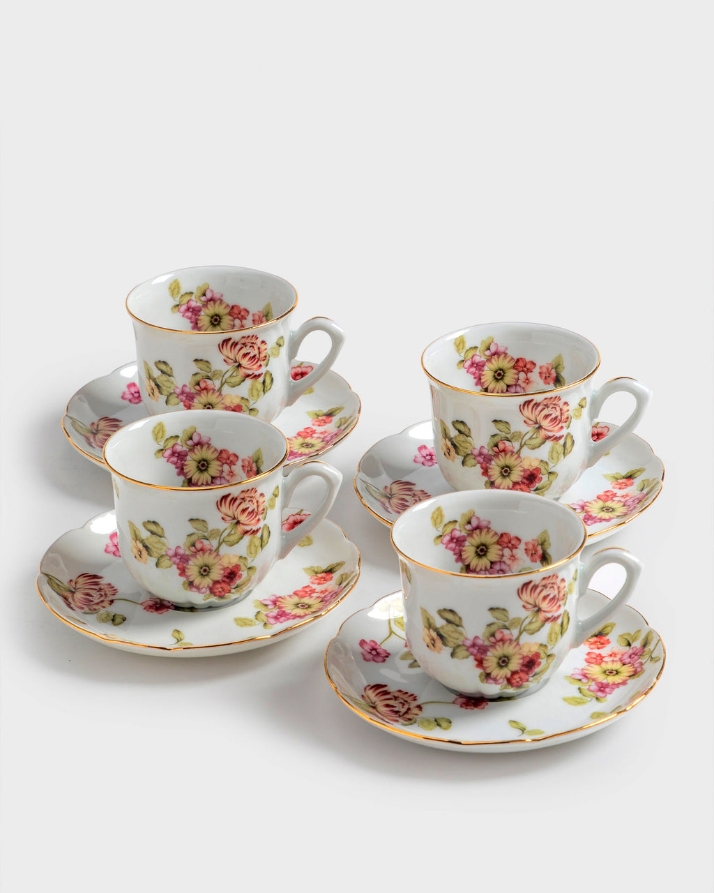 Espresso Cup and Saucer Flor do Ocidente (4)