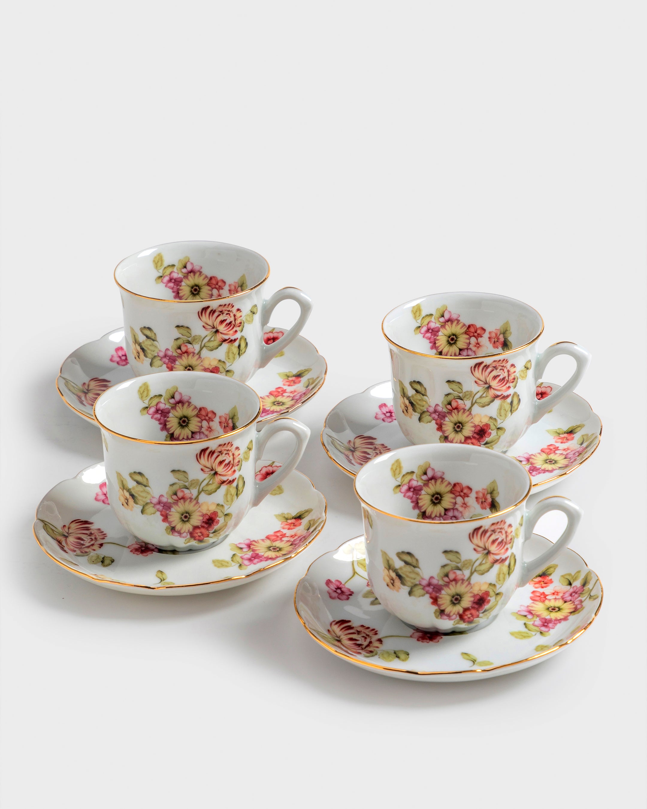 Espresso Cup and Saucer Flor do Ocidente (4)