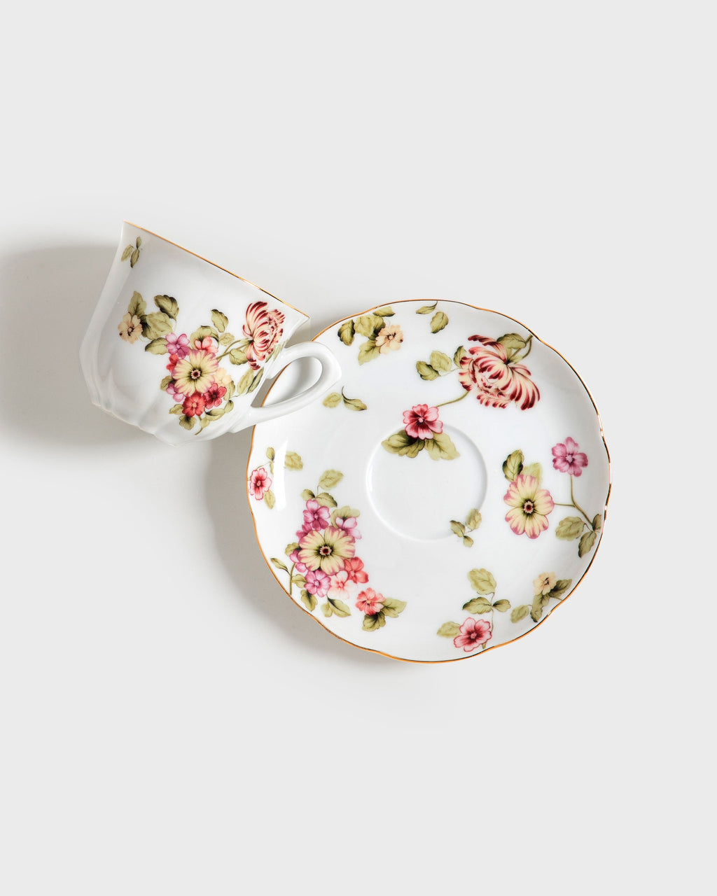 Espresso Cup and Saucer Flor do Ocidente (4)