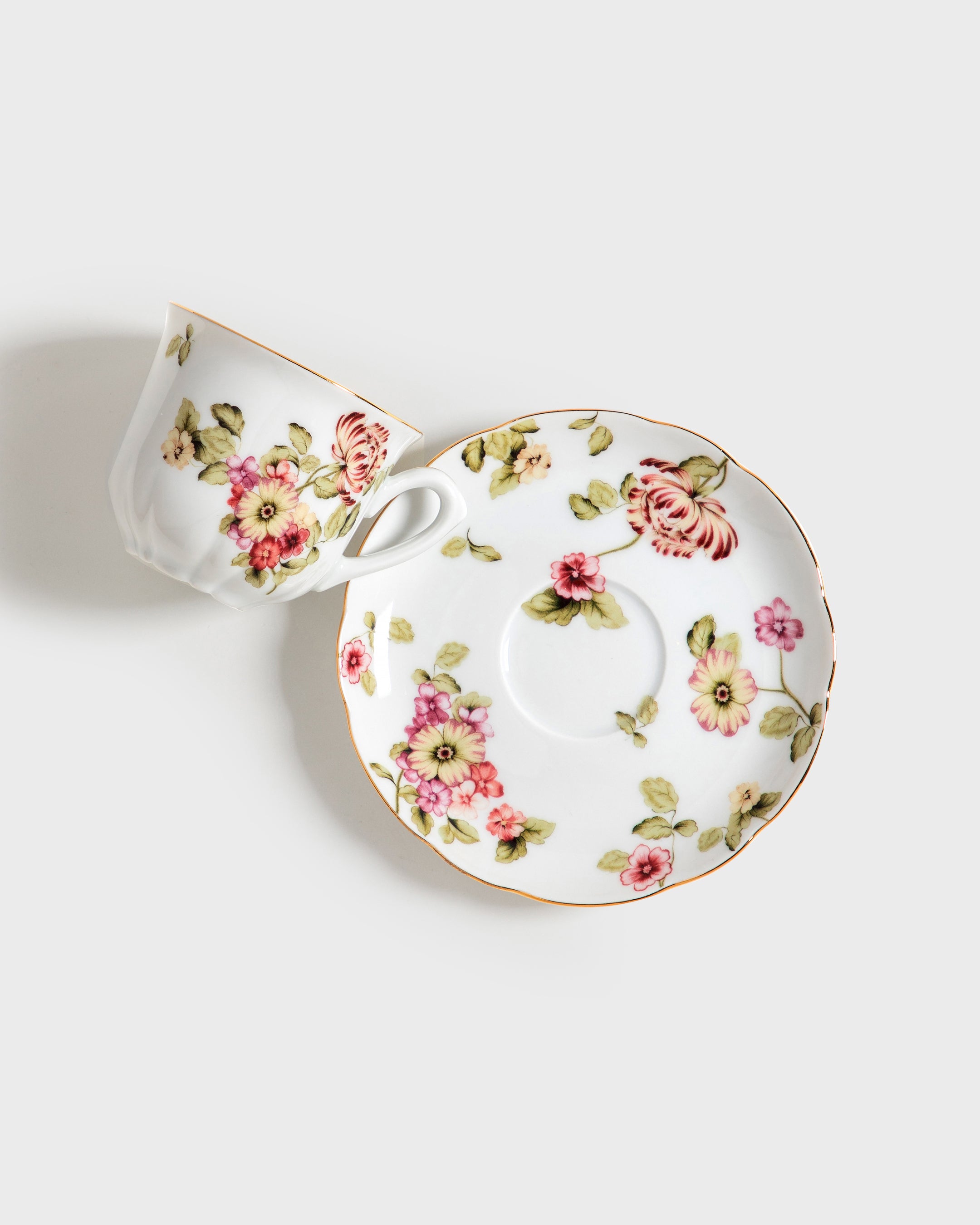 Espresso Cup and Saucer Flor do Ocidente (4)