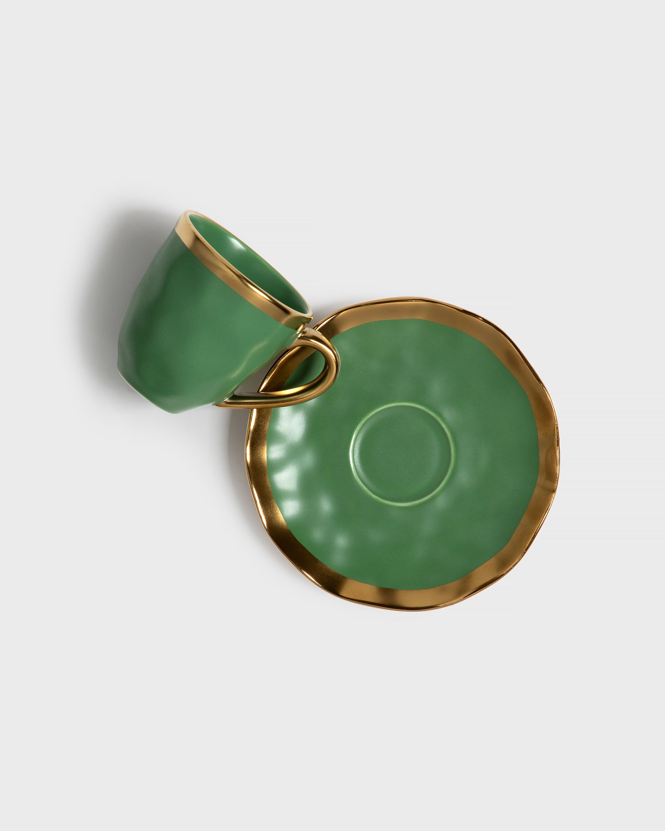 Espresso Cup and Saucer Mediterraneo Green