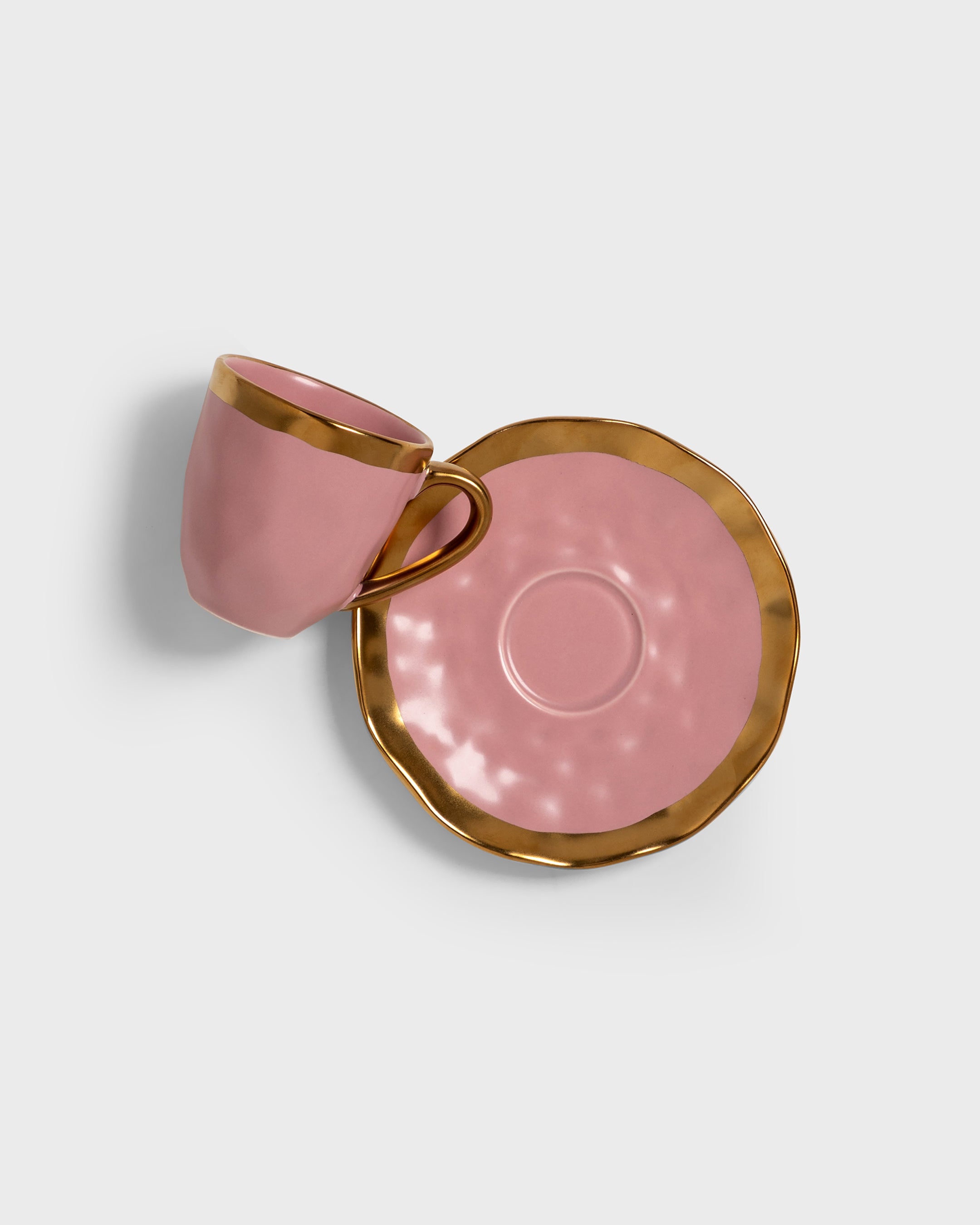 Espresso Cup and Saucer Mediterraneo Pink