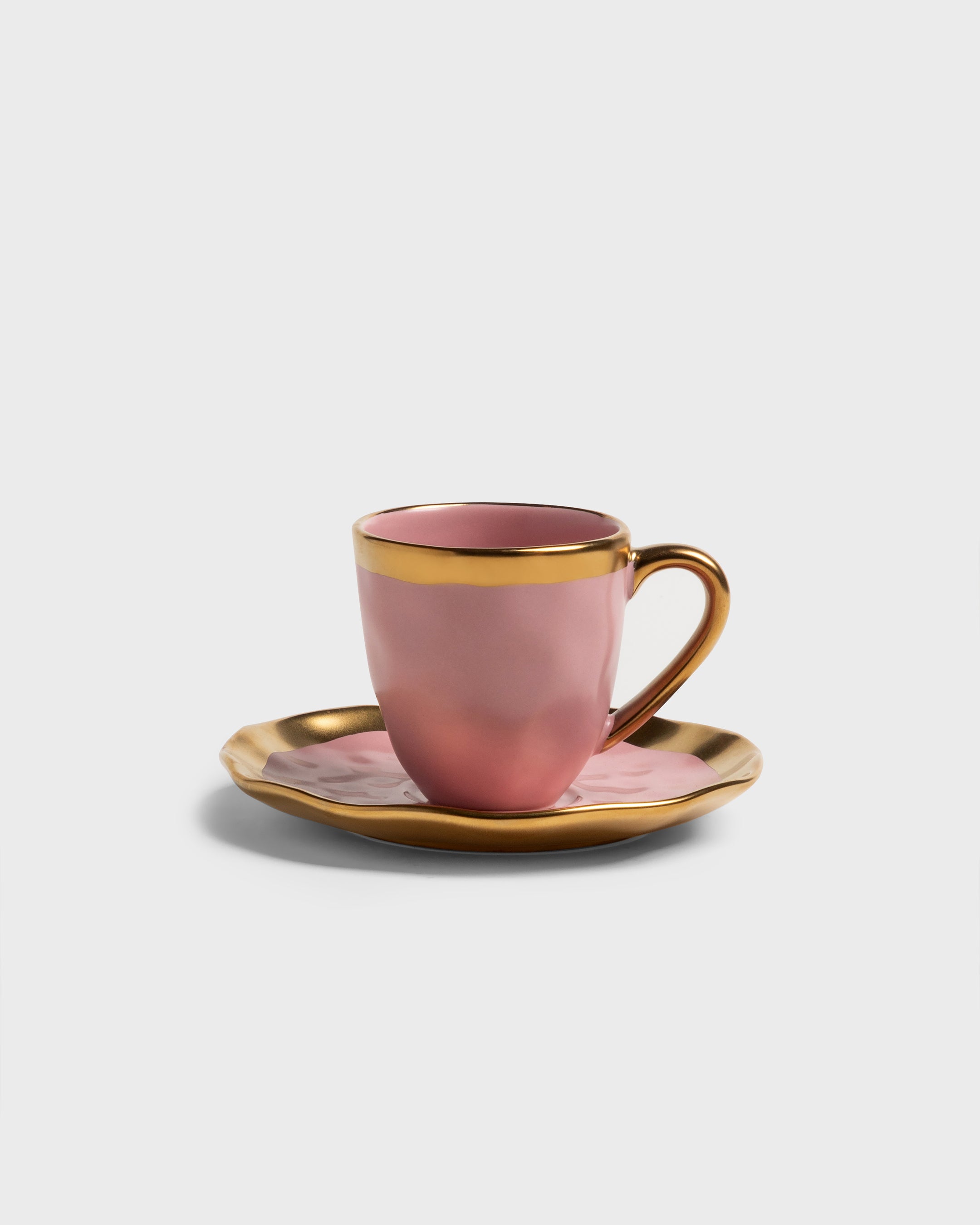 Espresso Cup and Saucer Mediterraneo Pink