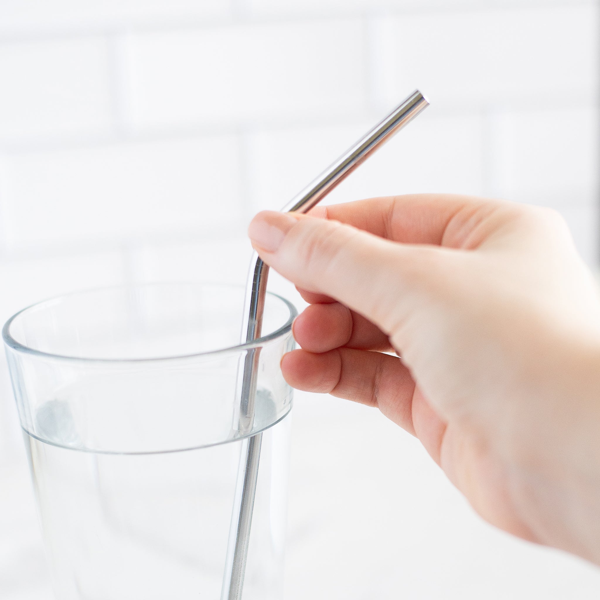 Stainless Steel Straws - Set Of 2