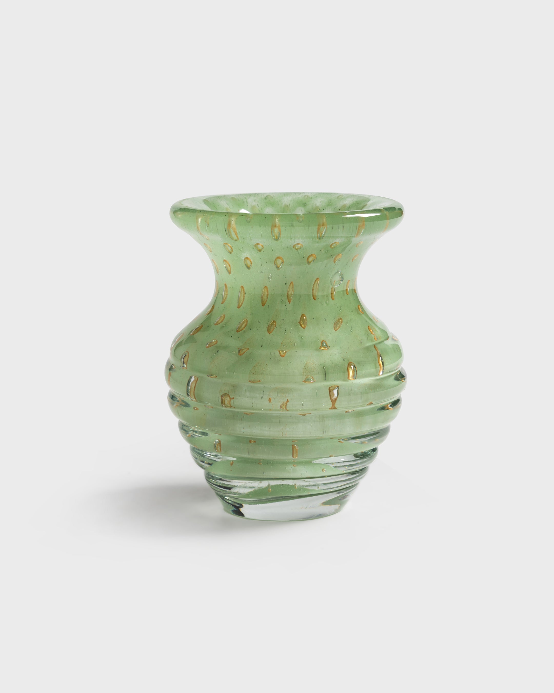 Glass Vase Cremona Green Celadon Small
