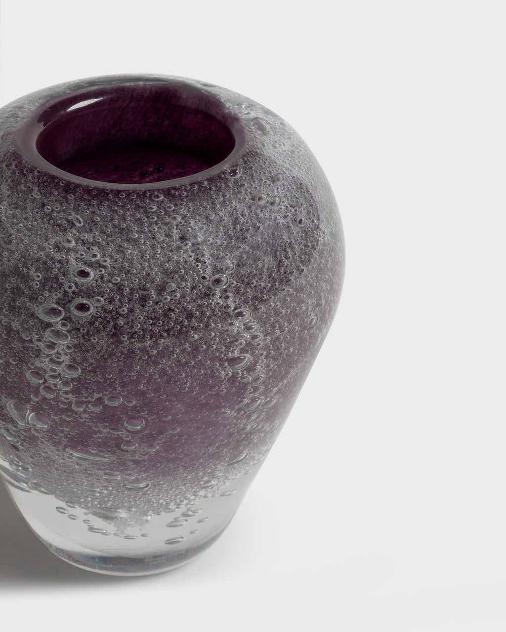 Glass Vase Stellato Violet