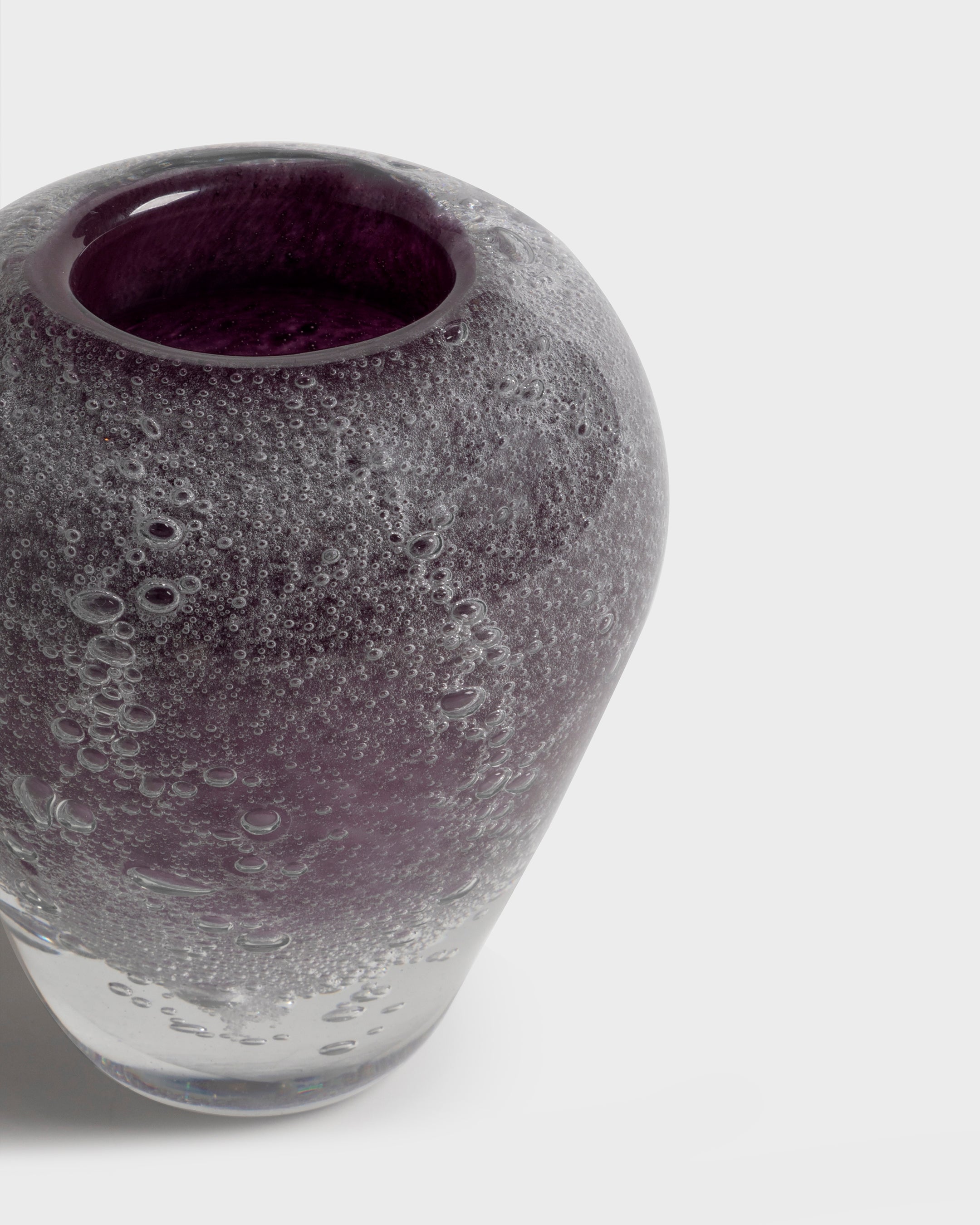 Glass Vase Stellato Violet