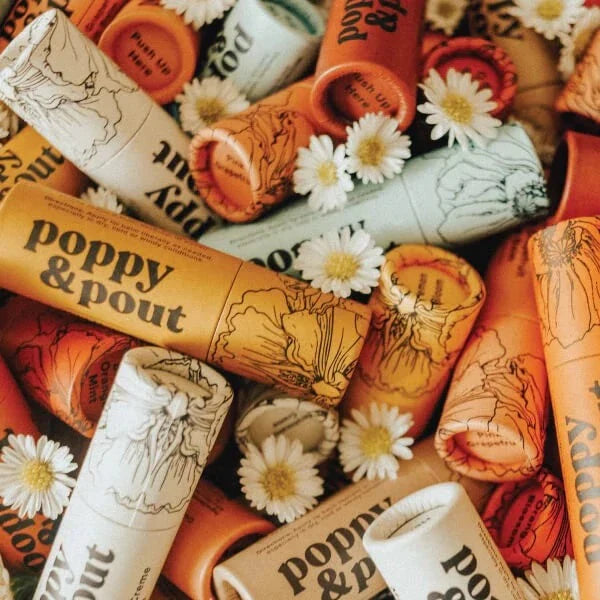 Poppy & Pout Lip Balms