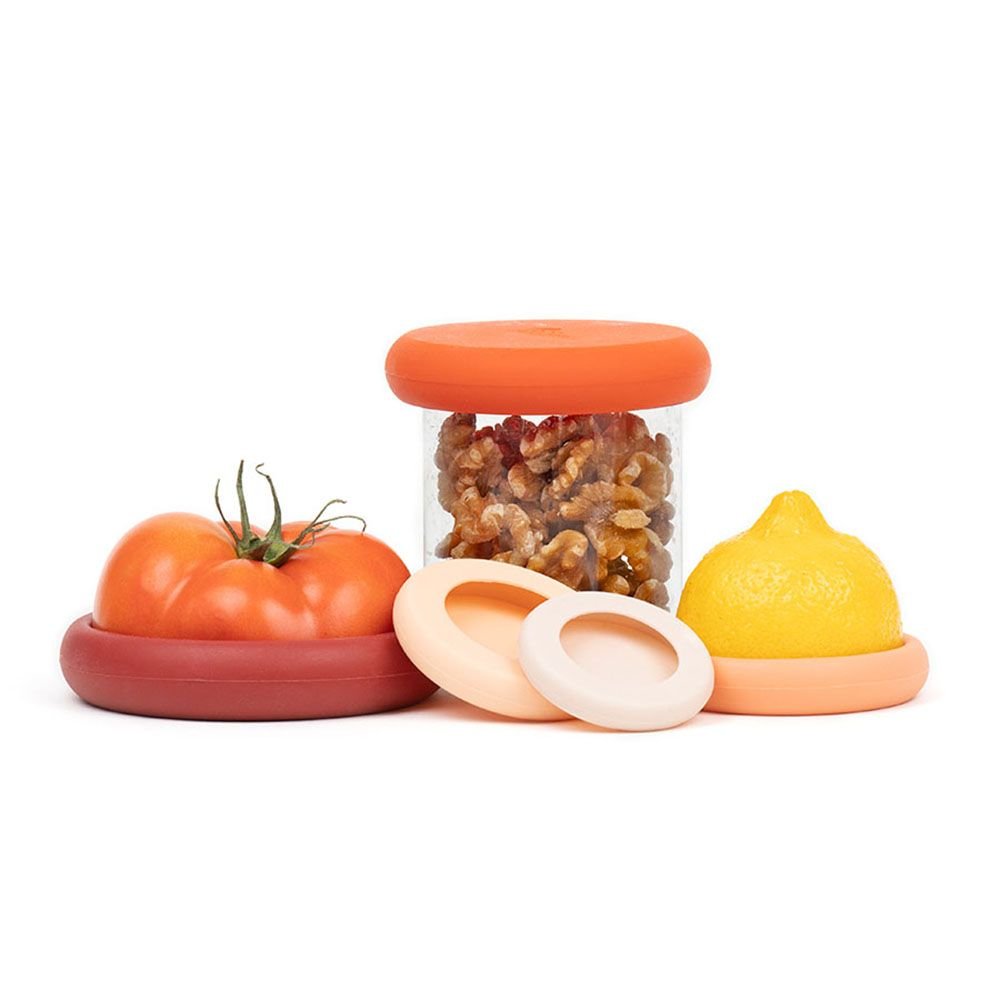Reusable Silicone Food Savers - Set of 5