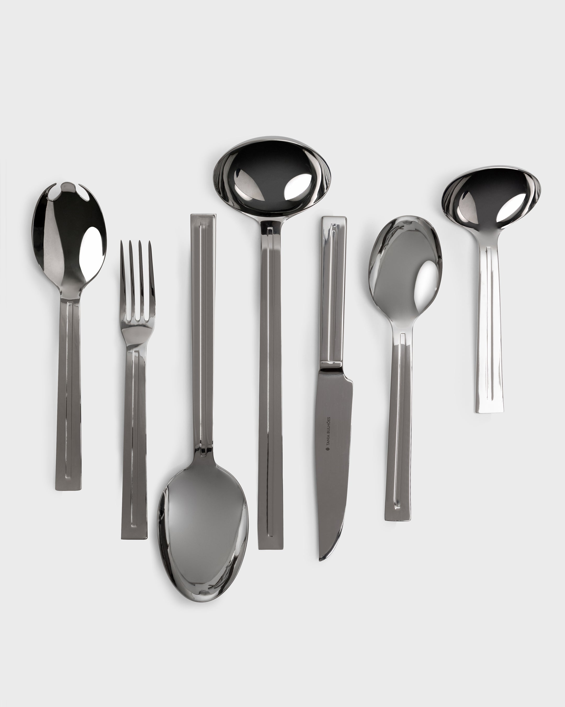Serving Utensils Metropole Silver-Plated Stainless Steel (7)