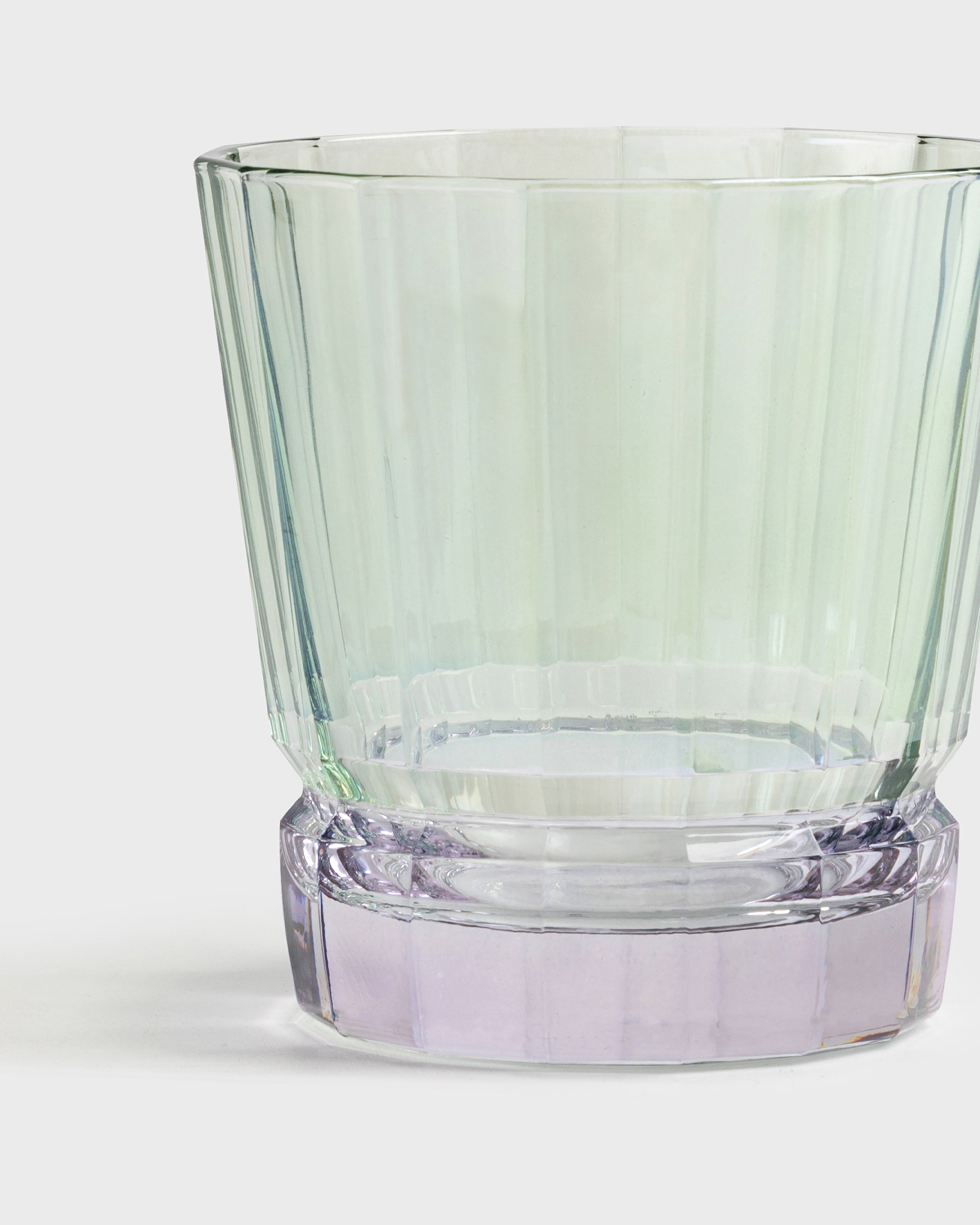 Short Glass Verona Green & Purpura