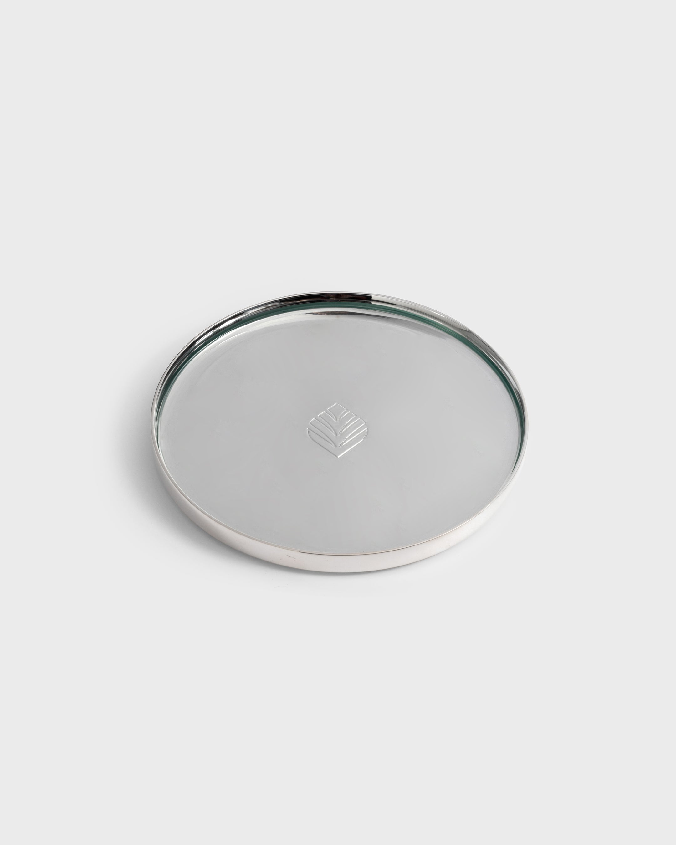 Silver Bath Tray Tania Bulhoes Round