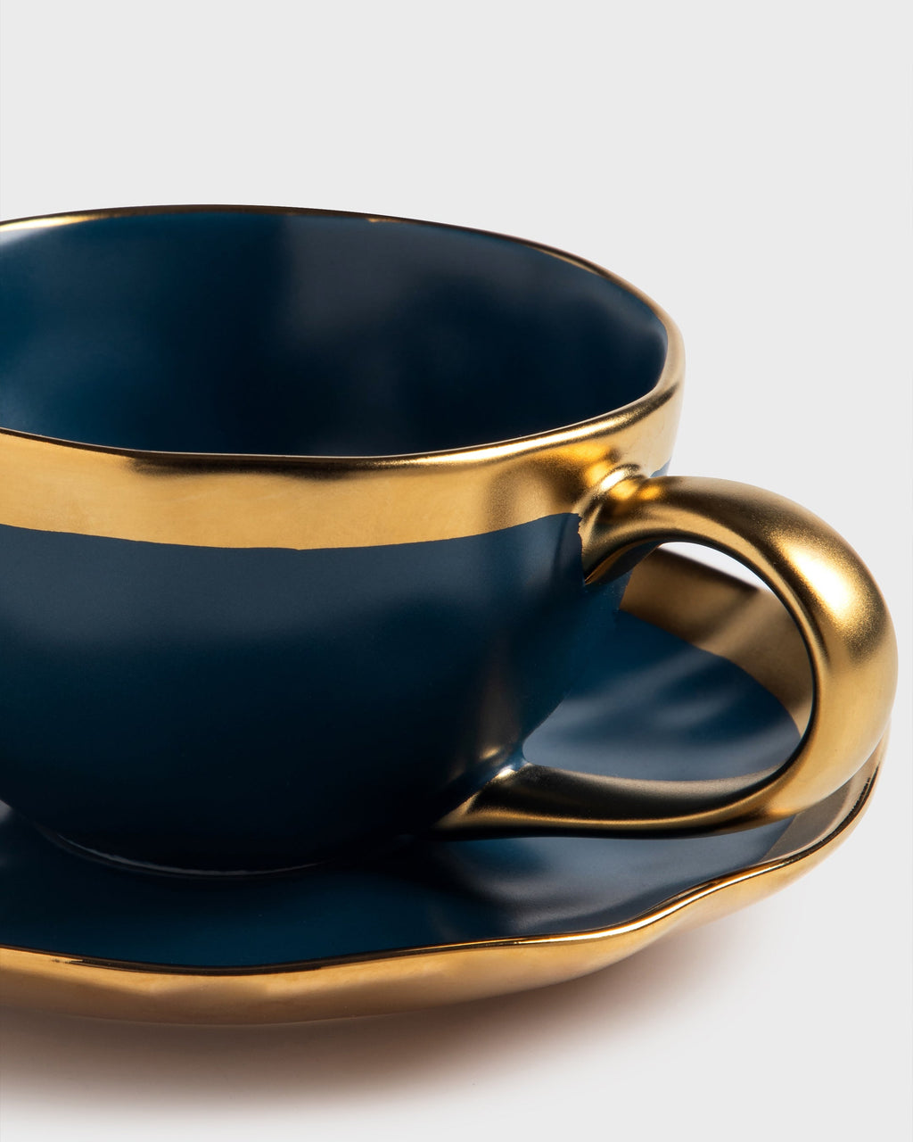 Tea Cup and Saucer Mediterraneo Cobalt Blue