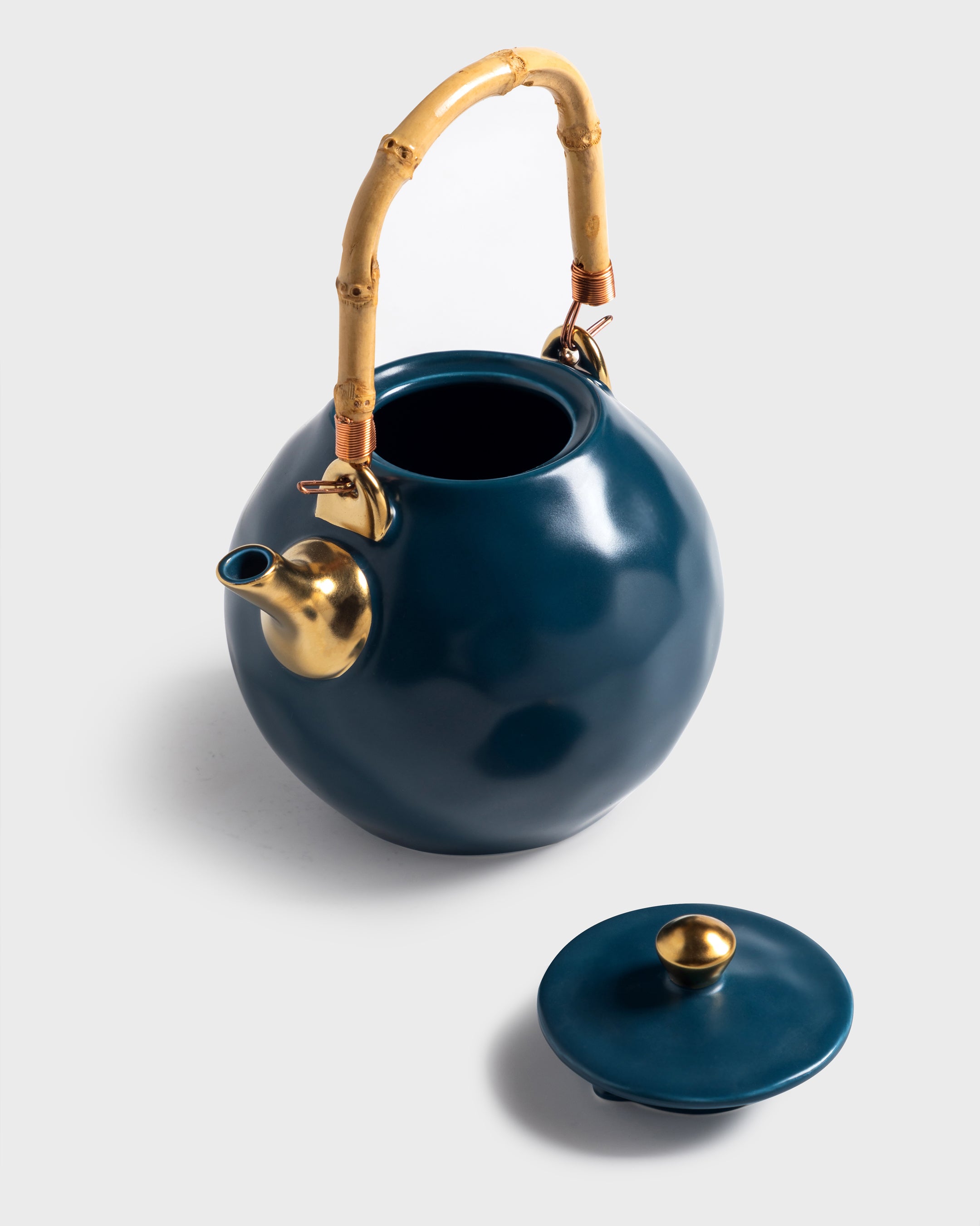 Teapot Mediterraneo Cobalt Blue